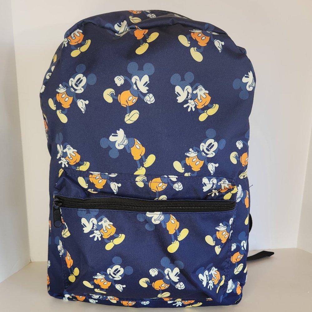 Disney Mickey Mouse Full Size Backpack - Blue NWT